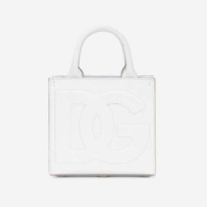 Dolce Gabbana D&G Women DG Daily Mini Shopper-White