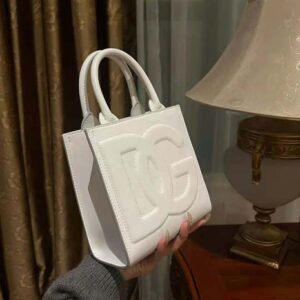Dolce Gabbana D&G Women DG Daily Mini Shopper-White