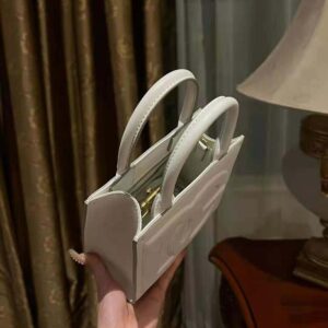 Dolce Gabbana D&G Women DG Daily Mini Shopper-White