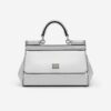 Dolce Gabbana D&G Women Small Sicily Handbag-Silver 11 Dolce Gabbana D&G Women Small Sicily Handbag-Silver