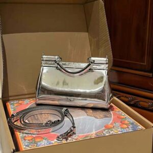 Dolce Gabbana D&G Women Small Sicily Handbag-SilverDolce Gabbana D&G Women Small Sicily Handbag-Silver