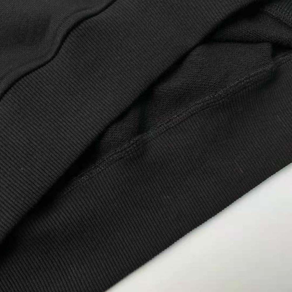 Fendi Men Black Jersey Sweatshirt-FY0178AQJ9F0QA1 5 Fendi Men Black Jersey Sweatshirt-FY0178AQJ9F0QA1