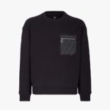Fendi Men Black Jersey Sweatshirt-FY3938APN0F0QA1