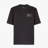 Fendi Men Black Jersey T-shirt-FY0936AQJAF0QA1