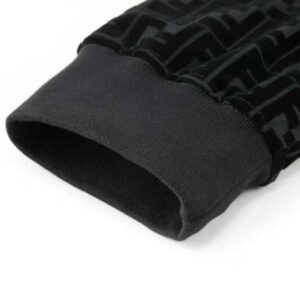 Fendi Men Black Piqué Sweatshirt-FY1077AFRJF0ABB