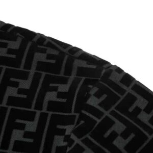 Fendi Men Black Piqué Sweatshirt-FY1077AFRJF0ABB