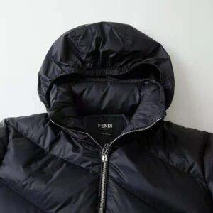 Fendi Men Down Jacket Black Nylon Down-FY0178AQJ9F0QA1