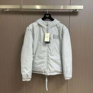 Fendi Men Down Jacket White Nylon Down-FAA919AQNJF1N6G