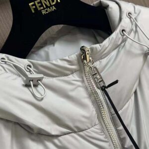 Fendi Men Down Jacket White Nylon Down-FAA919AQNJF1N6G