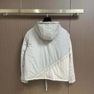 Fendi Men Down Jacket White Nylon Down-FAA919AQNJF1N6G