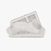 Fendi Women First Small Silver Leather Bag with Crystal FF Motif