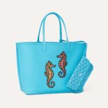 Goyard Women Anjou PM Seahorse Embroidery-Blue ANJHIPPMLCG11TY11P