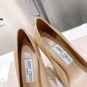 Jimmy Choo Women Ixia 95 Biscuit Patent Leather Pumps-IXIA95PAT