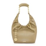 Loewe Women Small Squeeze Bag in Nappa Lambskin-Clay Green