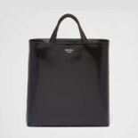 Prada Men Brushed Leather Tote with Water Bottle 2VG113