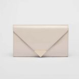 Prada Women Patent Leather Mini-bag-Beige F0304
