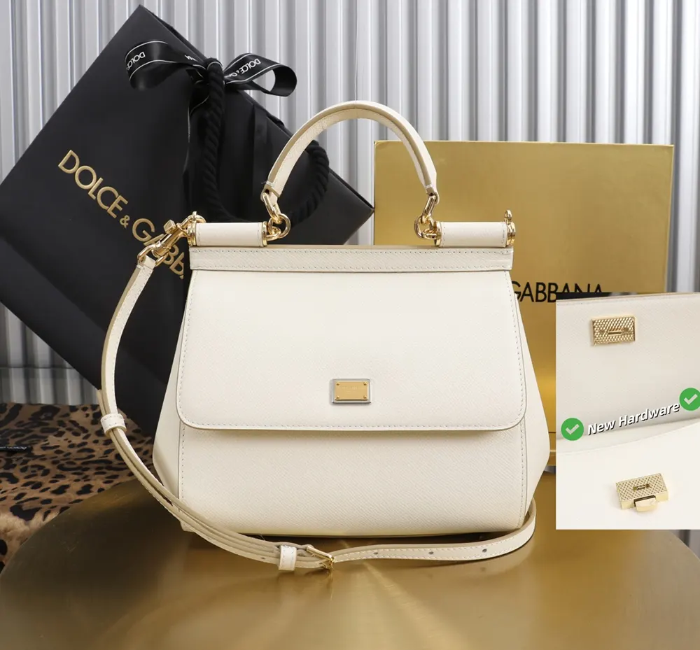 Dolce Gabbana D&G Women Medium Dauphine Leather Sicily Bag BB6002A10018H402 2 Dolce Gabbana D&G Women Medium Dauphine Leather Sicily Bag BB6002A10018H402