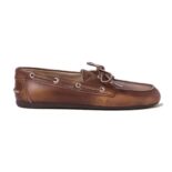Miu Miu Women Unlined Bleached Leather Loafers-Brown 5D123E_3F33