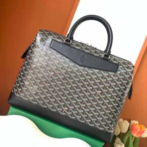 Goyard Unisex Cisalpin Document Case-Black CISDOCPMLTY01CL01P