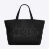 Saint Laurent YSL Unisex Saint Laurent Tote in Nappa Lambskin-Black 756269AACIW1000