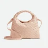 Bottega Veneta Women Mini Hop in Calf Leather-Pink 777586V3IV16913 9 Bottega Veneta Women Mini Hop in Calf Leather-Pink 777586V3IV16913