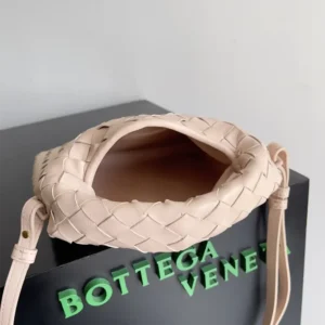 Bottega Veneta Women Mini Hop in Calf Leather-Pink 777586V3IV16913