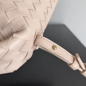 Bottega Veneta Women Mini Hop in Calf Leather-Pink 777586V3IV16913