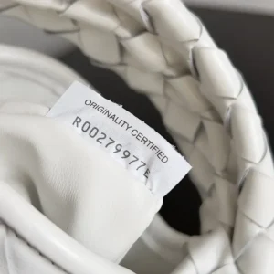 Bottega Veneta Women Mini Hop in Calf Leather-White 777586V3IV19156