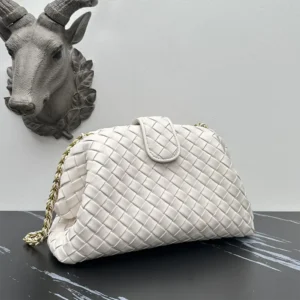 Bottega Veneta Women Teen Lauren 1980 With Chain-White 785807V40Z19277