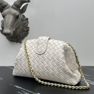 Bottega Veneta Women Teen Lauren 1980 With Chain-White 785807V40Z19277