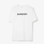Burberry Women Logo Cotton T-shirt-White 80553091