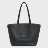 Celine Women Medium Cabas Anaïs Cuir Triomphe in Grained Calfskin-Black