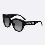 Dior Unisex DiorPacific B2F Black Butterfly Sunglasses