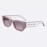 Dior Unisex DiorPacific S2U Lilac Rectangular Sunglasses