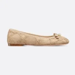 Dior Women Dior Ballet Flat Natural Cannage Raffia KCB900CFN_S23J