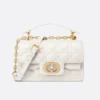 Dior Women Small Dior Jolie Top Handle Bag Latte Cannage Calfskin