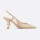 Dior Women Tribales Slingback Pump Nude Patent Calfskin KCV217VNI_S18U