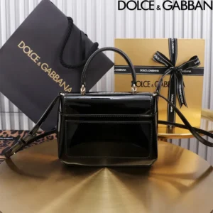 Dolce Gabbana D&G Women DG Logo Bag Top-handle Bag-Black BB7568A147180999