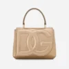 Dolce Gabbana D&G Women DG Logo Bag Top-handle Bag-Gold BB7568AO8558H945