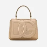 Dolce Gabbana D&G Women DG Logo Bag Top-handle Bag-Gold BB7568AO8558H945