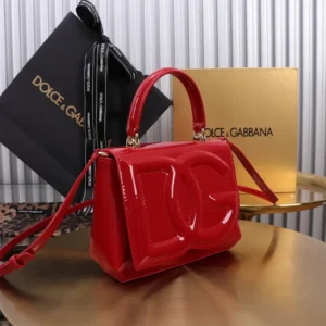 Dolce Gabbana D&G Women DG Logo Bag Top-handle Bag-Red BB7568A147180315