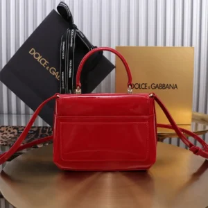 Dolce Gabbana D&G Women DG Logo Bag Top-handle Bag-Red BB7568A147180315