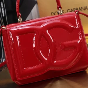Dolce Gabbana D&G Women DG Logo Bag Top-handle Bag-Red BB7568A147180315