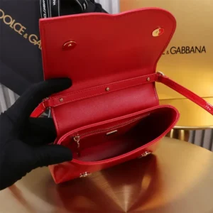 Dolce Gabbana D&G Women DG Logo Bag Top-handle Bag-Red BB7568A147180315