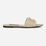 Dolce Gabbana D&G Women Raffia Sliders CQ0592AR34480738