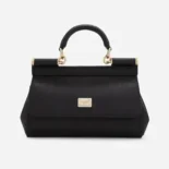 Dolce Gabbana D&G Women Small Sicily Handbag-Black BB7116A100180999