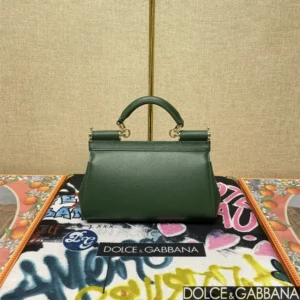 Dolce Gabbana D&G Women Small Sicily Handbag-Green BB7116A100187399