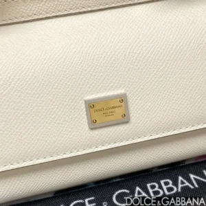 Dolce Gabbana D&G Women Small Sicily Handbag-White BB7116A100180001