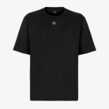 Fendi Men Black Cotton T-shirt FY0936ARYYF0QA1