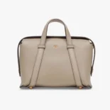 Fendi Women Boston 365 Dove Gray Leather Bag 8BL152APZAF11WS